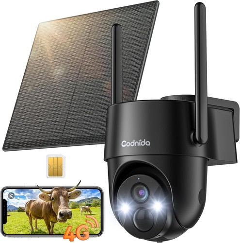 Telecamera con pannello - , solare