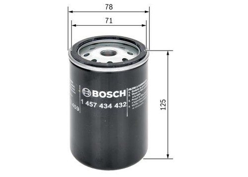 Bosch 1457434432 filtro - 1457434432,