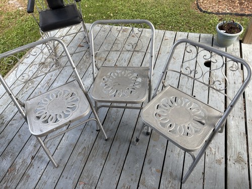 Sedie pieghevoli vintage mcm - sedie,