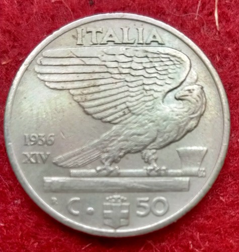 Centesimi 1936 xiv - centesimi, impero