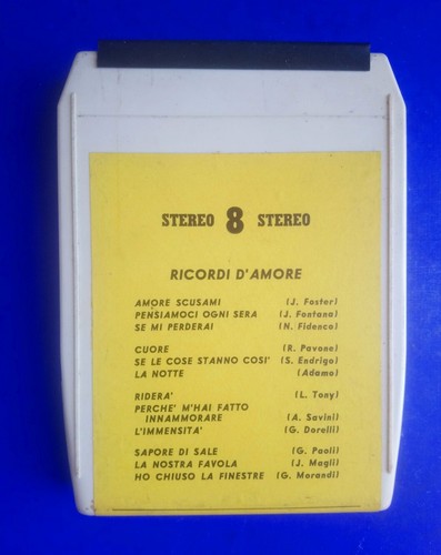 Cassetta stereo 8 ricordi - stereo,