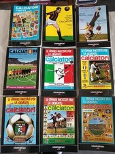 Raccolta Album Calciatori Panini Gazzetta dello Sport 9 Volumi Dal 1960 al 1969