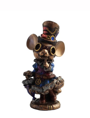Figurina topo steampunk 14cm - steampunk,