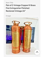 2 antichi estintori vintage