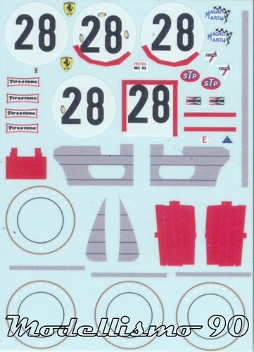 Decal ferrari 512s coupè - decal,