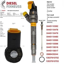 Iniettore Iniettori BMW X3 F10 F11 520d 530d 320d 330d 0445110478