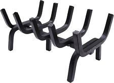 Brucialegna portalegna per stufa camino in ferro Con piedino rinforzo centrale