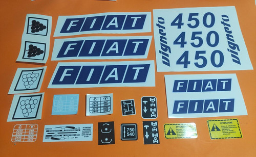 Adesivi decalcomanie fiat 450 - decalcomanie,