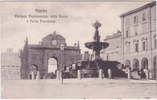 Viterbo fontana monumentale - fontana,