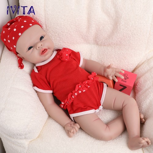 Bambola silicone ivita - silicone, 20''