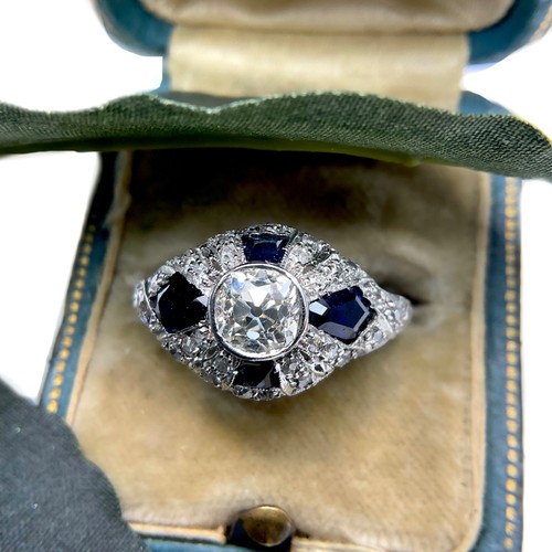 Anello art deco diamante - anello,