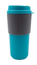 Tupperware Contenitore Tazza Acqua Bevanda Blu Caffè To Go Plastica 490ml