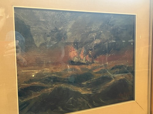 Quadro olio gino - ad, valori