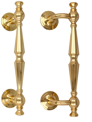 Maniglia per porta ottone