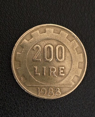 200 lire del 1988 - lire,