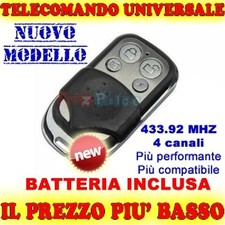 MHZ GARAGE AUTOAPPRENDENTE CANCELLO TELECOMANDO 433 PER  CAME FADINI pg