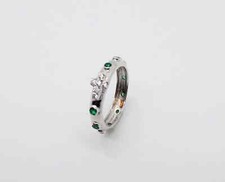 Anello rosario con zirconi - anello,