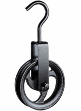 CARRUCOLA GHISA CON GANCIO PER