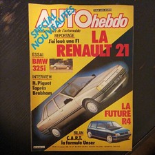 AUTO HEBDO 498 bmw 325 i nelson piquet williams giugiaro champ cart 1985 r21