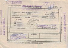 1977 FOGLIO LICENZA MILITARE