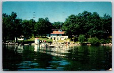 Walker Minnesota ~ Lake View Resort ~ Walker Bay sul lago Leech ~ 1963 cartolina