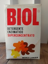 Scatola Sapone Detersivo Biol Miralanza Vintage Collezionismo