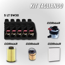KIT TAGLIANDO 4 FILTRI + 5 LT OLIO ORIGINALE FORD 5W30 FOCUS 2 - C MAX 1.6 TDCI