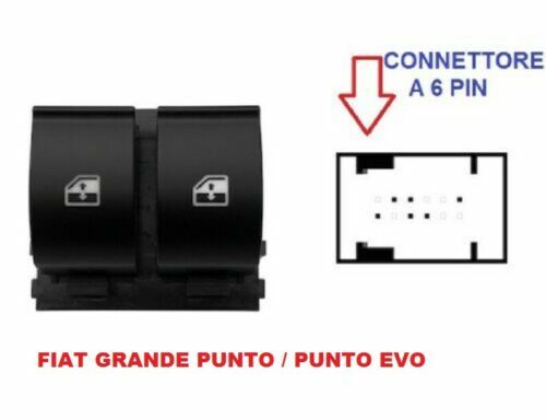 Pulsantiera alzavetro fiat - pulsantiera,