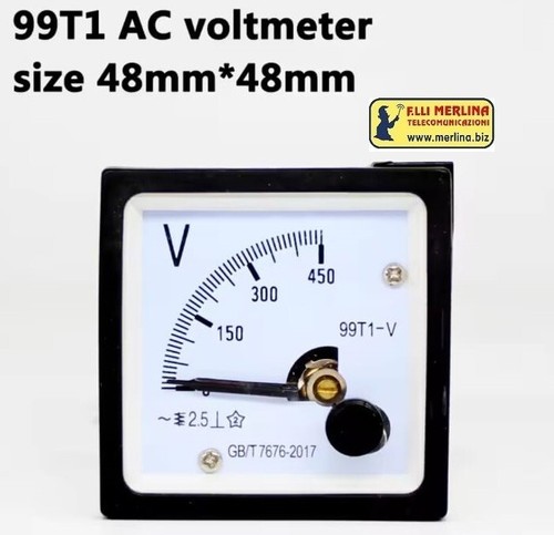 Voltmetro analogico 0 - c.a.,