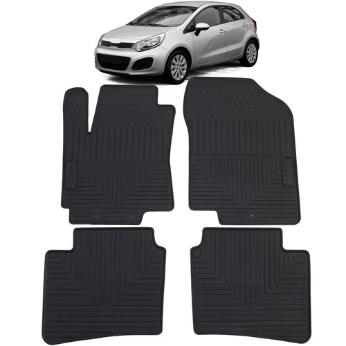 Tappetini auto gomma - tappetini, neri