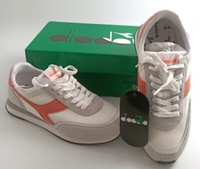 SCARPE DA GINNASTICA DIADORA TG. 40 DONNA RAGAZZA BIANCHE / SALMONE - NUOVE