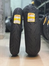 1 COPPIA GOMME MOTO PIRELLI DIABLO ROSSO II 120/70 ZR 17 + 180/55 ZR 17 dot 2024