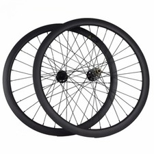 Set ruote bici da strada in carbonio 23/25 mm larghezza 38 mm profondità clincher con mozzi Novatec