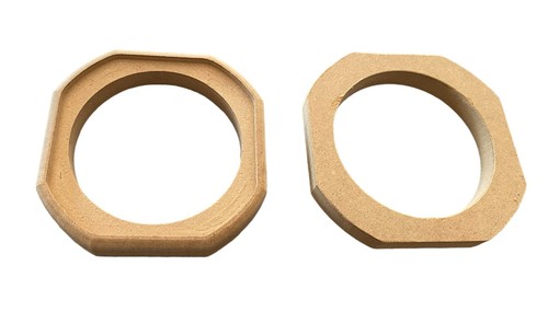 Coppia anello legno mdf - anello,
