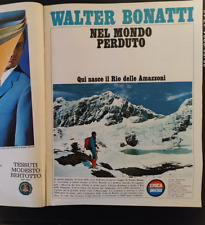 WALTER BONATTI NEL MONDO PERDUTO SOLO INSERTO SU RIVISTA EPOCA Marzo 1968