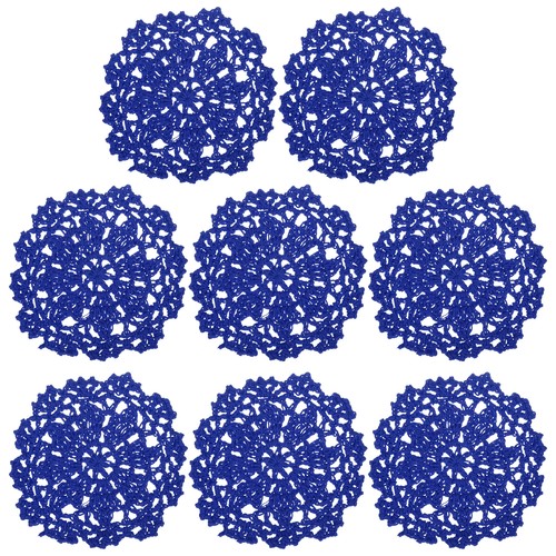 Tessuto sottobicchieri 8pz - tessuto, 4"