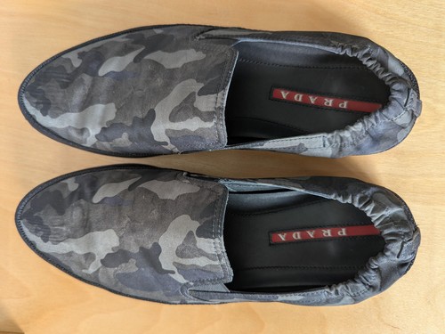 Mocassino prada nylon - prada, mimetico