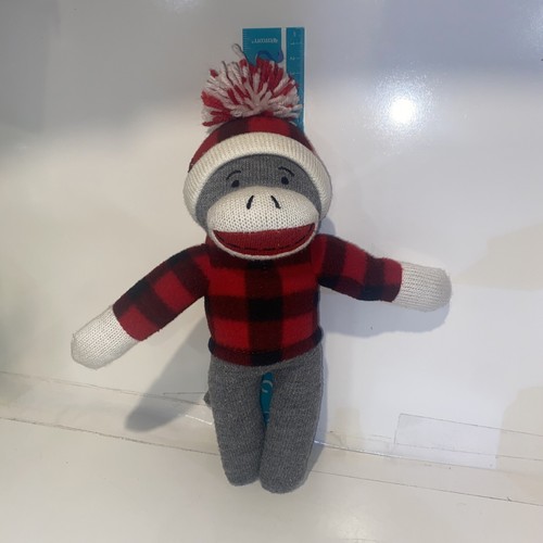 Calzino scimmia peluche - calzino,