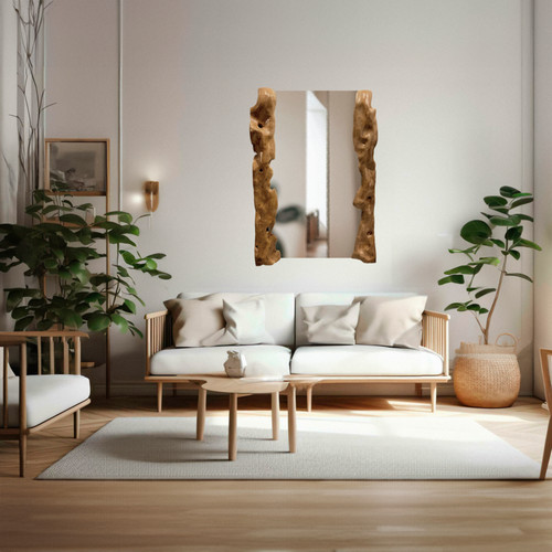 Specchio legno ulivo - specchio,