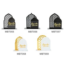 Supporto Specchio Acrilico 3D Modello Etnico per Decorazione Scrivania e Scaffale