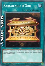 SARCOFAGO D'ORO • (Gold Sarcophagus) • Comune • SDCL IT027 • 1Ed • Yugioh!