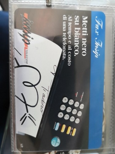 Scheda telefonica fax insip - telefonica,