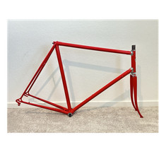 Colnago red bicycle frame with - colnago,