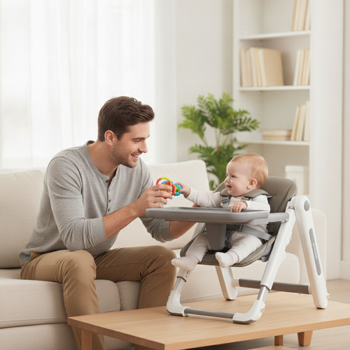 Seggiolone pappa pieghevole - seggiolone,