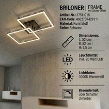 Plafoniera Briloner Frame LED