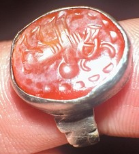 Antico Anello Romano Intaglio
