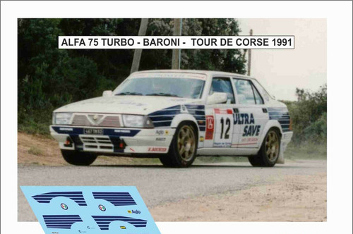 Kit alfa romeo 75 - 1/43,