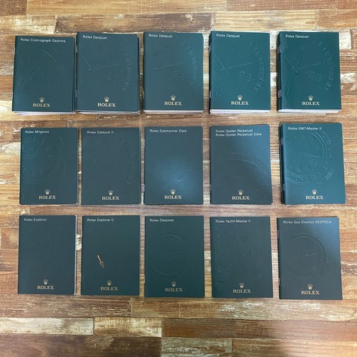Rolex dark green booklet - dark,