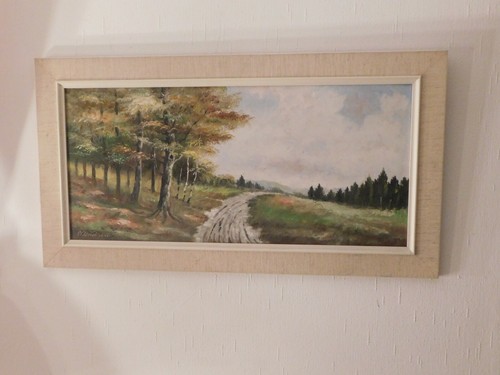 Dipinto olio paesaggio - dipinto, a