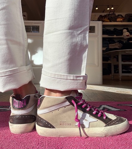 Golden goose mid star sneaker - goose,